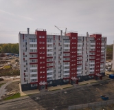 Ход строительства дома 23 в ЖК Вишневая Горка -
