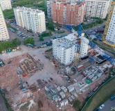 Ход строительства дома 12.2 в ЖК Курчатова -