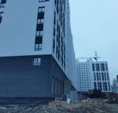 Ход строительства дома 4 в ЖК Лугометрия -