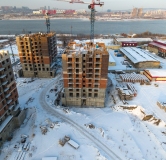 Ход строительства дома 28.2 в ЖК Новый Портовый -