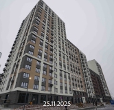 Ход строительства дома 107, корпус 1 (ГП-74) в ЖК Беринг -