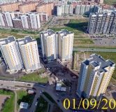 Ход строительства дома № 13 в Микрорайон Нанжуль-Солнечный -