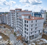 Ход строительства дома А1.1-1 в ЖК Новиль -
