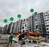 Ход строительства дома 10, секция 10.1, 10.2 в ЖК Авиатоr -