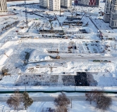 Ход строительства дома 14, корпус 1 в ЖК Остров-сад -