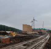 Ход строительства дома 46, блок Б, 3 этап в ЖК Семейный квартал Ритм -