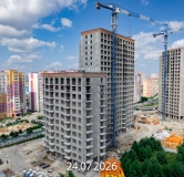Ход строительства дома 12 в ЖК Прео-8 -