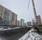 Ход строительства дома 40 (ГП-1 сек. В1) в ЖК Набережный квартал -