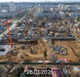 Ход строительства дома 1 в ЖК По ул. Гризодубовой -