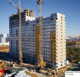 Ход строительства дома 10 (ГП-1) в ЖК Меридиан Слобода -