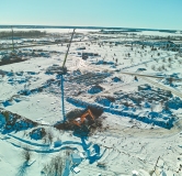 Ход строительства дома 22 в ЖК Берег -