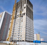 Ход строительства дома литер 10 в ЖК Novaland -
