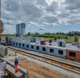 Ход строительства дома 1.1 в ЖК Патриот -
