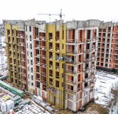 Ход строительства дома 2 в ЖК Окская Стрелка -