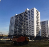 Ход строительства дома 18 в ЖК Лугометрия -