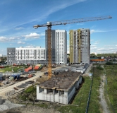 Ход строительства дома 2А в ЖК На Тенистой -