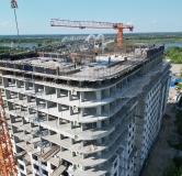 Ход строительства дома № 6.1 в ЖК Подкова на Волге -