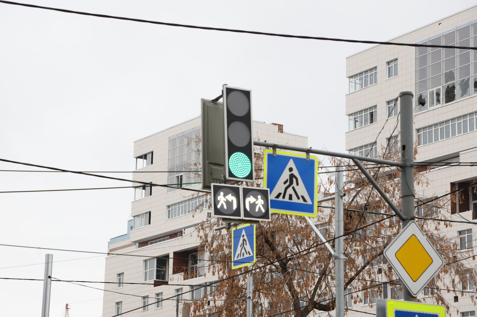 В Самаре установили 22 светофора на улице Арцыбушевской