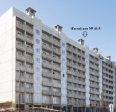 Ход строительства дома № 43-3, У озера в ЖК Южный Город -