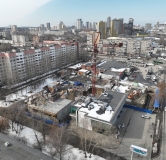 Ход строительства дома 1 в ЖК Кайдзен -