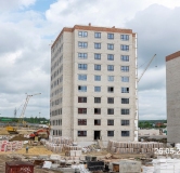 Ход строительства дома 2.3 в ЖК Кантри -