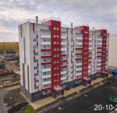 Ход строительства дома 23 в ЖК Вишневая Горка -