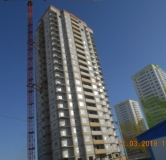 Ход строительства дома 6 в ЖК Сурская Ривьера -