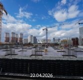 Ход строительства дома 25, ГП-72.107 в ЖК Мириады -