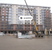 Ход строительства дома Литер 2, уч. 1642 в ЖК Парк Победы 2 -