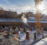 Ход строительства дома 2 в ЖК Страна. Тополёвая -