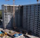 Ход строительства дома 2 в ЖК Дабл-Дабл -