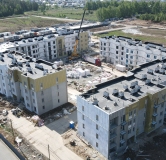 Ход строительства дома 60/2 в ЖК Совушки -