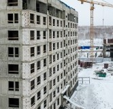 Ход строительства дома № 1 в ЖК GloraX Новинки -