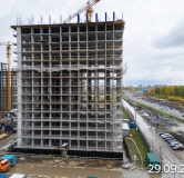 Ход строительства дома № 1 (1713) в ЖК Сибирский (На Московском тракте) -