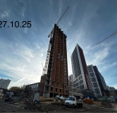 Ход строительства дома 2 в ЖК Грани -