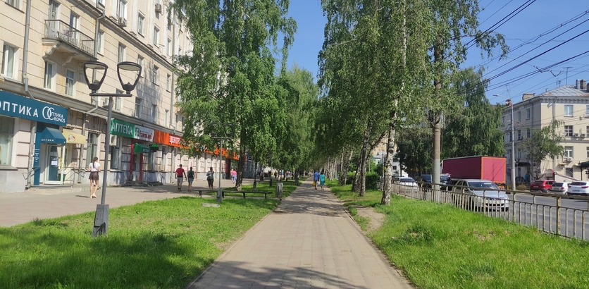 Благоустройство пешеходной зоны на Коминтерна в Нижнем Новгороде пройдет поэтапно