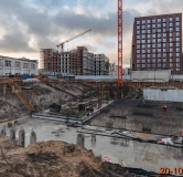 Ход строительства дома 19А в ЖК Шкиперский 19 -