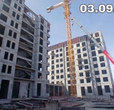 Ход строительства дома 1 в ЖК 1661 -