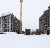 Ход строительства дома 1 в ЖК Солнечный (Эталон) -