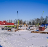 Ход строительства дома 1-3, 1 этап в ЖК Гранат -