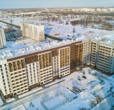 Ход строительства дома 1.1, 3 этап в ЖК Солнечный -