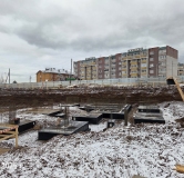 Ход строительства дома 4а, 1 этап в ЖК Ракета-дом Горный -