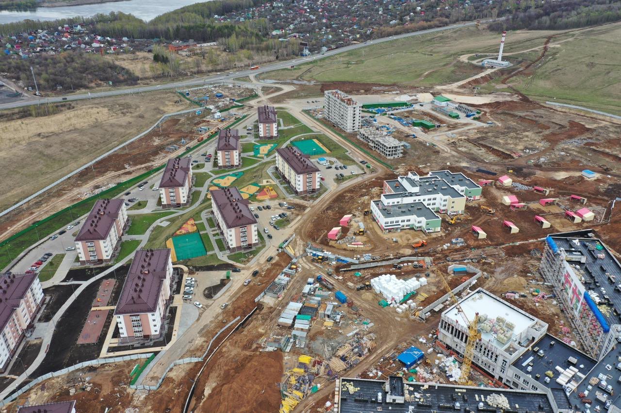 Монолитные работы завершаются в доме №23 нижегородского ЖК «Новинки Smart City» - фото 1