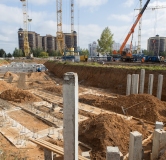 Ход строительства дома 1 в ЖК Калина -
