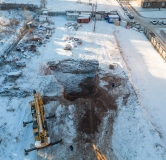 Ход строительства дома 8.2 в ЖК Остров на Норильской -