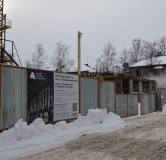 Ход строительства дома 6 в ЖК Альфа дом на Оборонщиков -