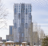 Ход строительства дома 1 в ЖК Атлас Ривер -