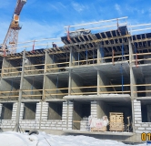 Ход строительства дома 5 в ЖК Золотая рыбка -