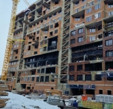 Ход строительства дома № 2 в ЖК На Каяни, 20б (Шолохов) -