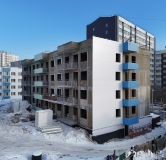 Ход строительства дома 11-4 в ЖК Радужный -